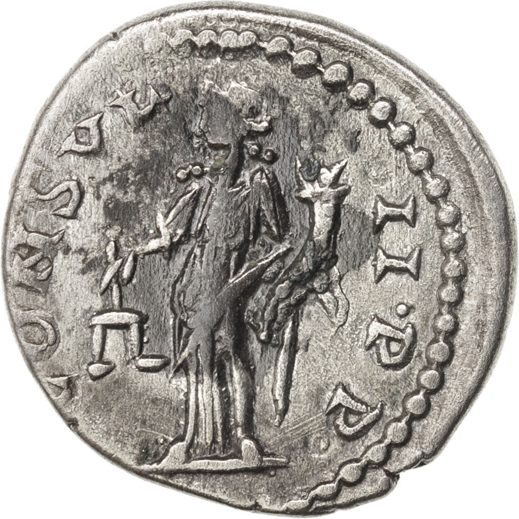 Moneta, Elagabalus, Denarius, 219, Antioch, BB+, Argento, RIC:167