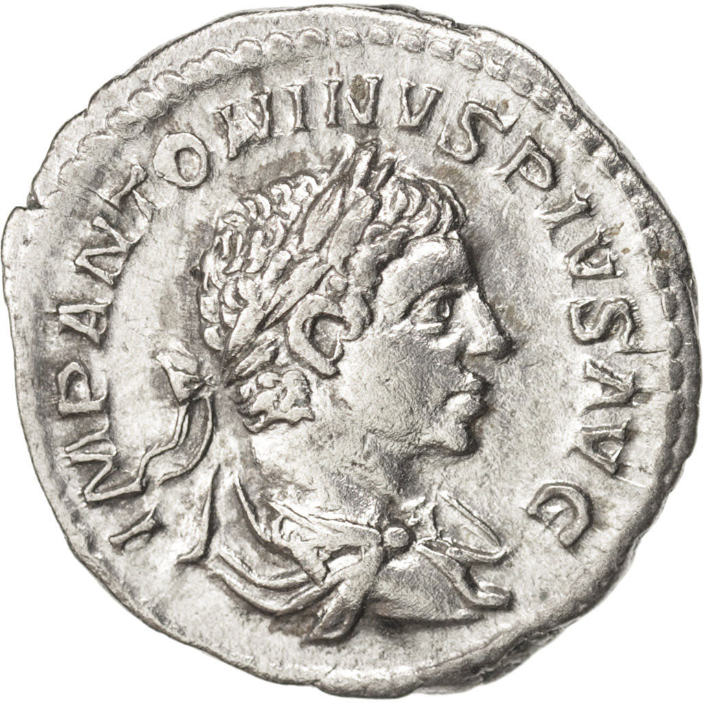 Coin, Elagabalus, Denarius, 219, Rome, AU(50-53), Silver, RIC:100