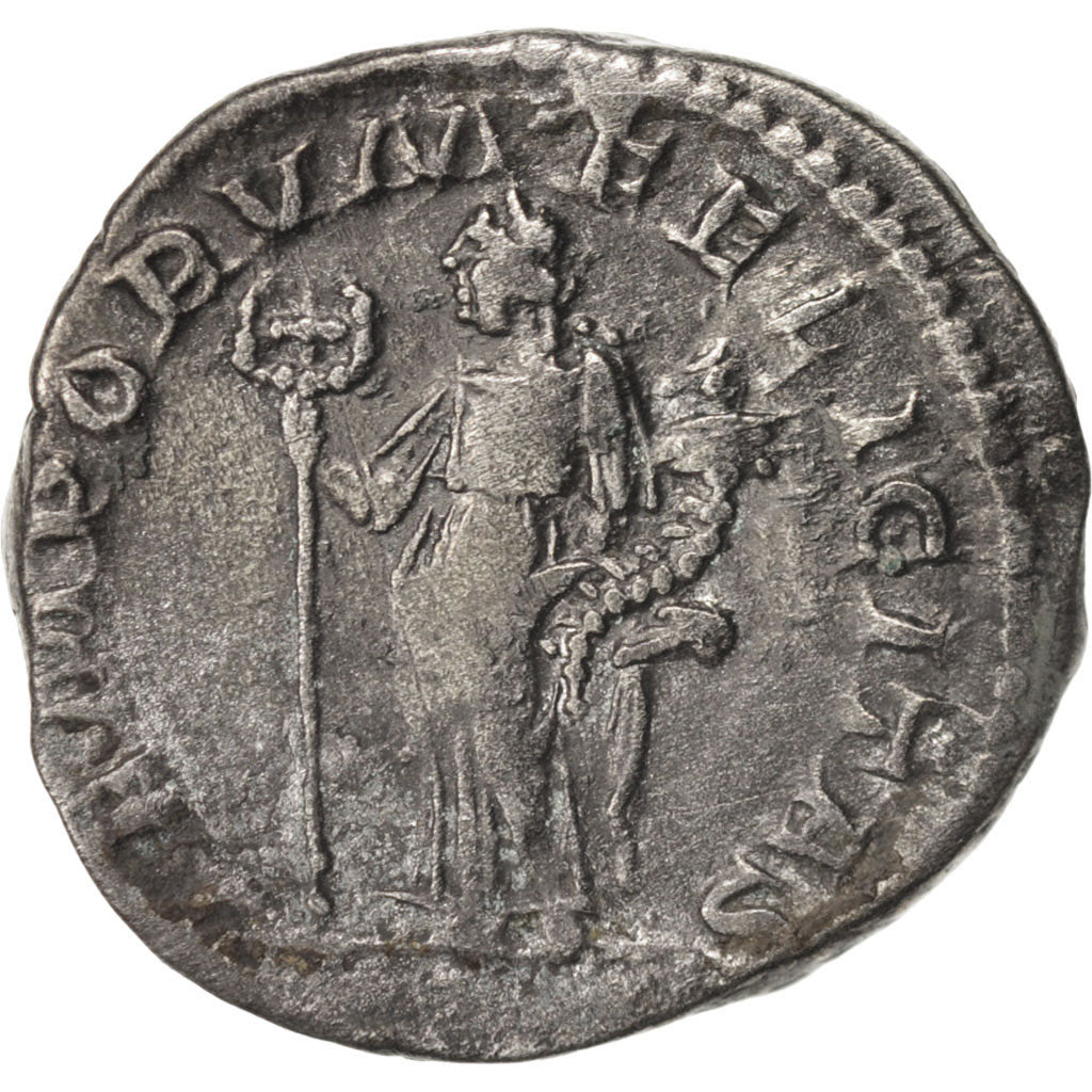 Elagabalus, Denarius, 219, Rome, VF(30-35), Silver, RIC:150