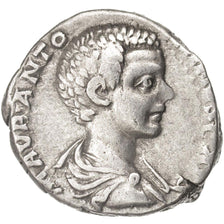 Caracalla, Denarius, 198, Roma, VF(30-35), Silver, RIC:45