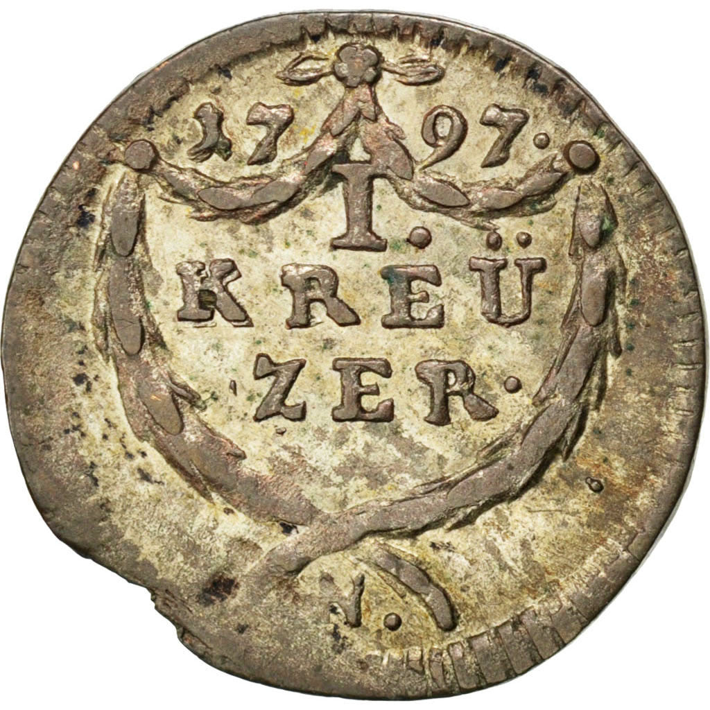 Coin, German States, NURNBERG, Kreuzer, 4 Pfennig, 1797, VF(20-25), Billon