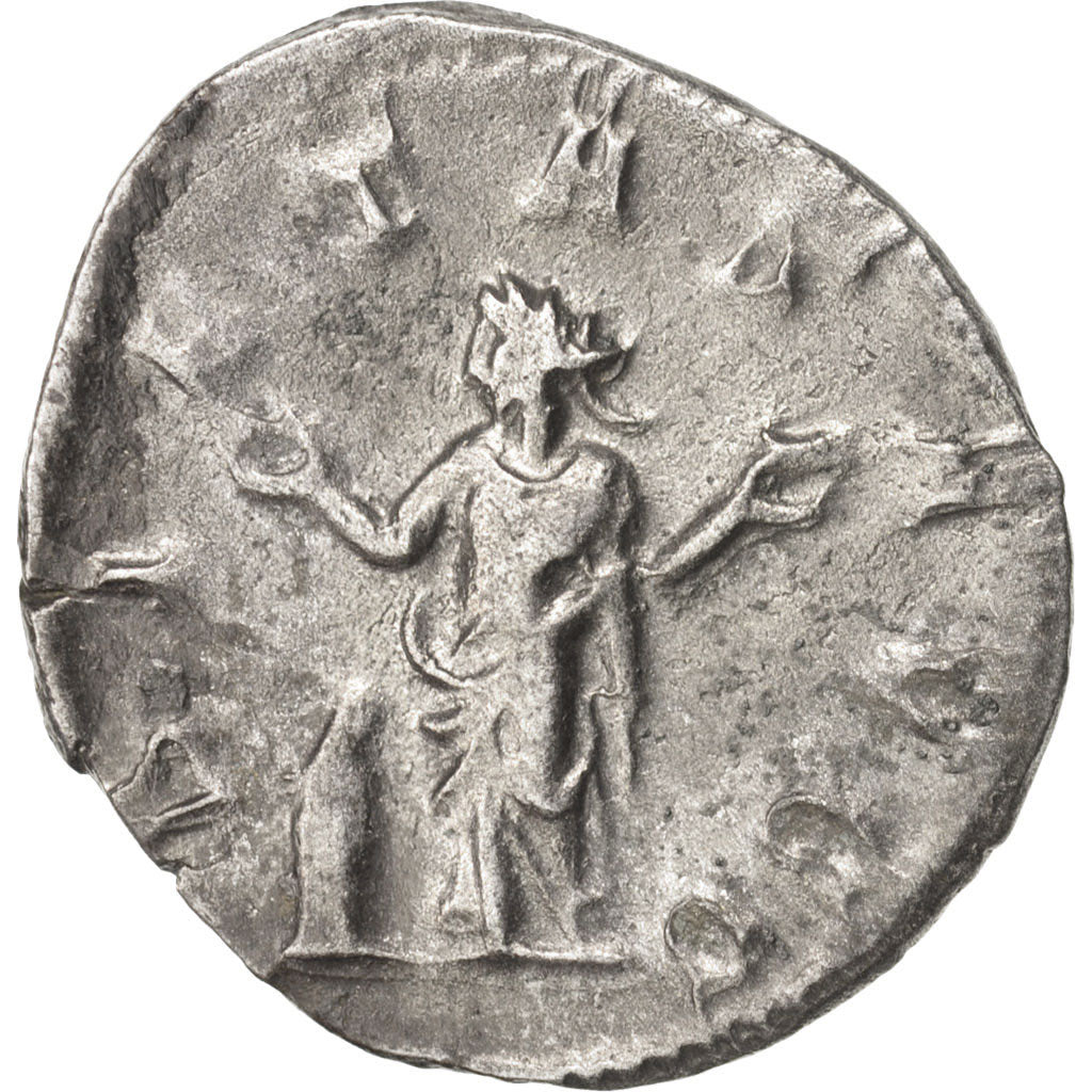 Coin, Trebonianus Gallus, Antoninianus, 252, Roma, EF(40-45), Billon, RIC:72