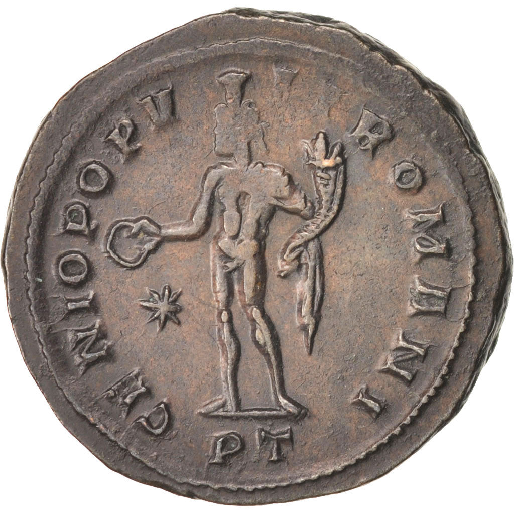 Constantius I, Follis, 296, Ticinum, MS(63), Copper, RIC:32a