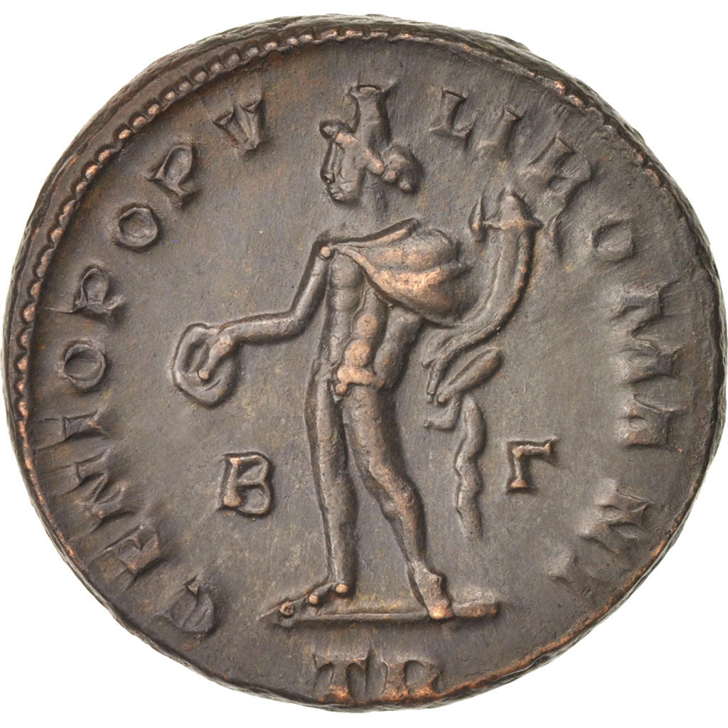 Maximianus, Follis, 296, Trier, MS(63), Copper, RIC:181b