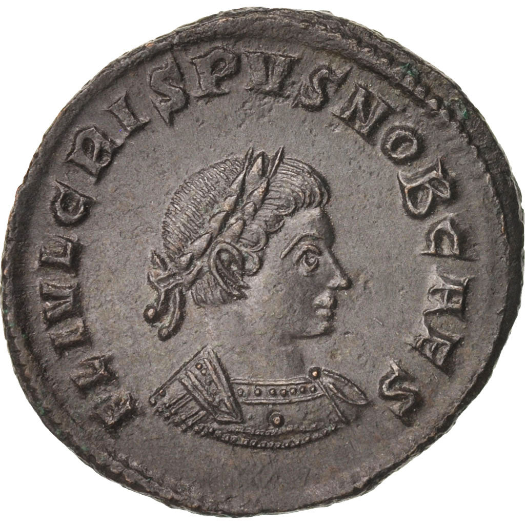 Moneta, Crispus, Nummus, 317, Trier, SPL, Rame, RIC:177