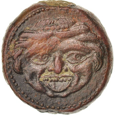 Coin, Sicily, Kamarina, Tetras, 420-405, Kamarina, AU(50-53), Bronze