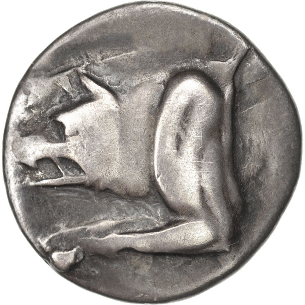 Argolis, Argos, Triobol, 90-50, Argos, AU(55-58), Silver