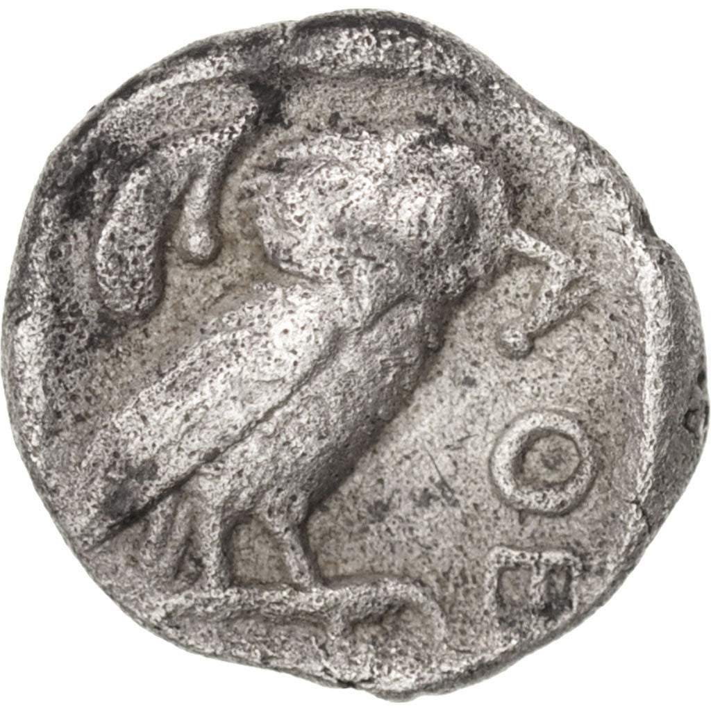 Attica, Athens (490-407 BC), Obol, 454-404, Athens, EF(40-45), Silver