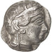 Attica, Athens (490-407 BC), Tetradrachm, 490-407 AV JC, Athens, VF(20-25), S...