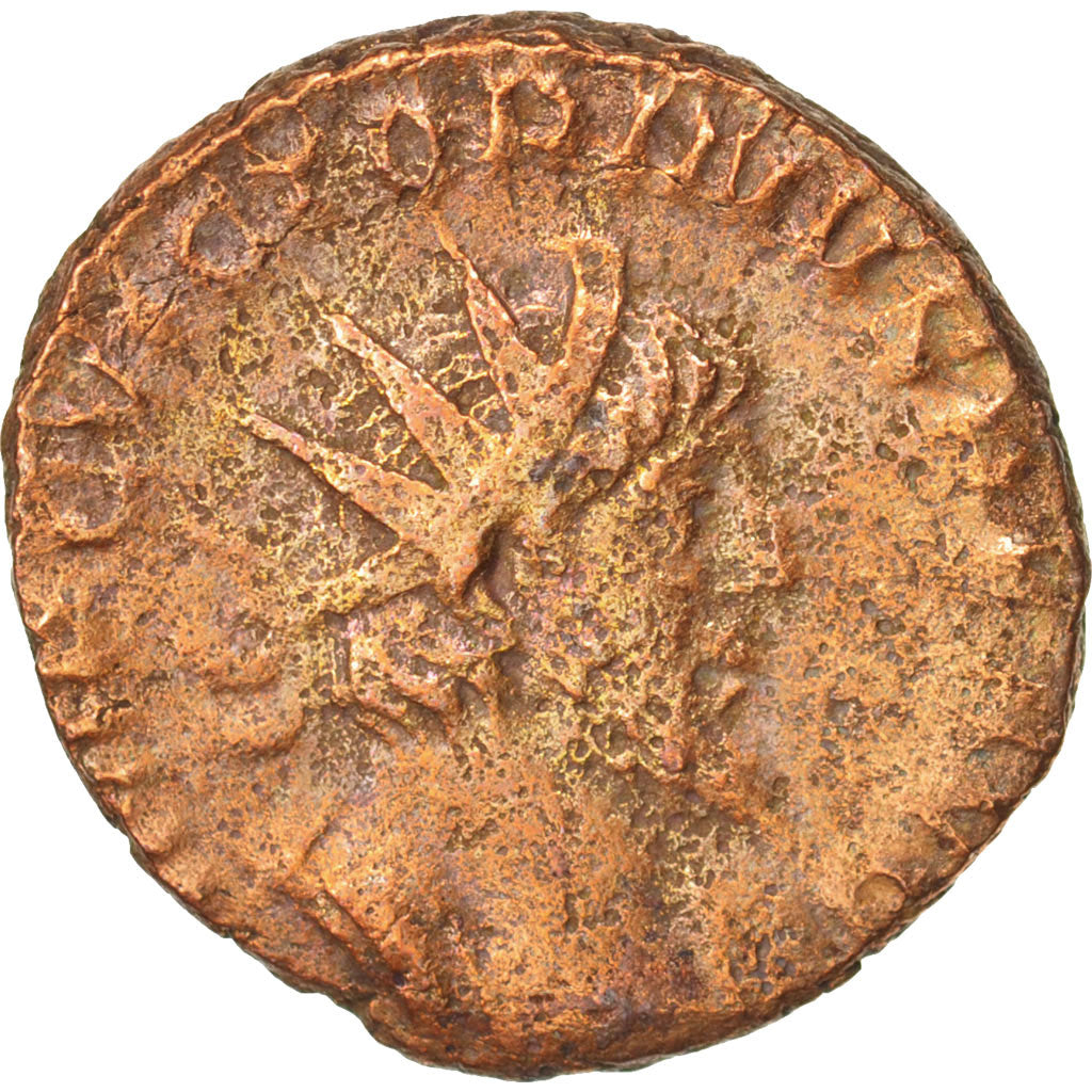 Moneda, Victorinus, Antoninianus, 269, Cologne, BC+, Vellón, RIC:57