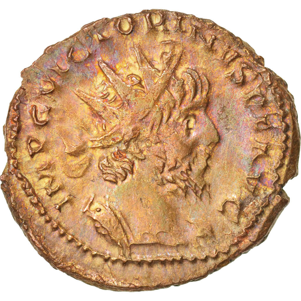 Coin, Victorinus, Antoninianus, 268-269, Trier, AU(50-53), Copper, RIC:67
