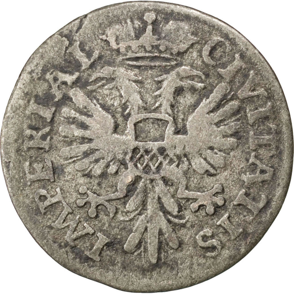 GERMAN STATES, Schilling, 1727, KM #141, EF(40-45), Silver, 0.83