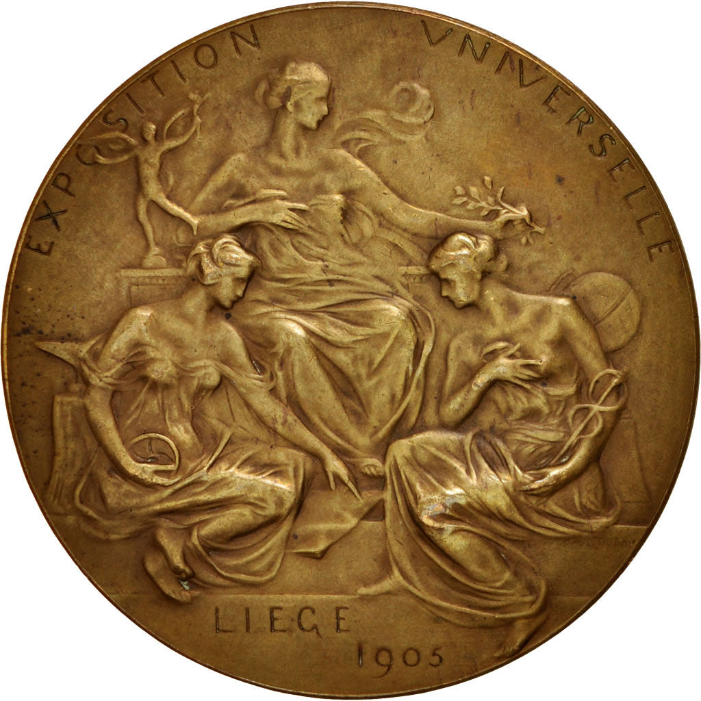 Belgium, Liege World Exhibition, Sciences & Technologies, Medal, 1905