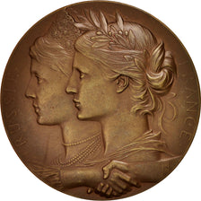 France, Visit of the Russian squadron at Toulon, History, Medal, 1893