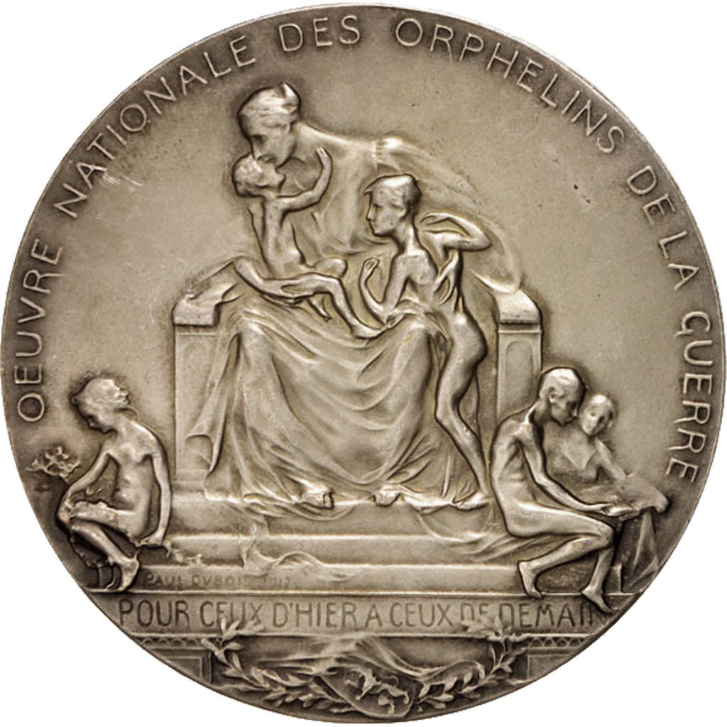 Francia, Medal, Oeuvre Nationale des orphelins de la guerre, Politics, Society