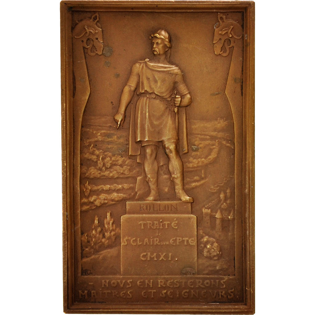 Francia, Medal, Millenium Norman Fest, Business & industry, 1911, Guilloux, BB+