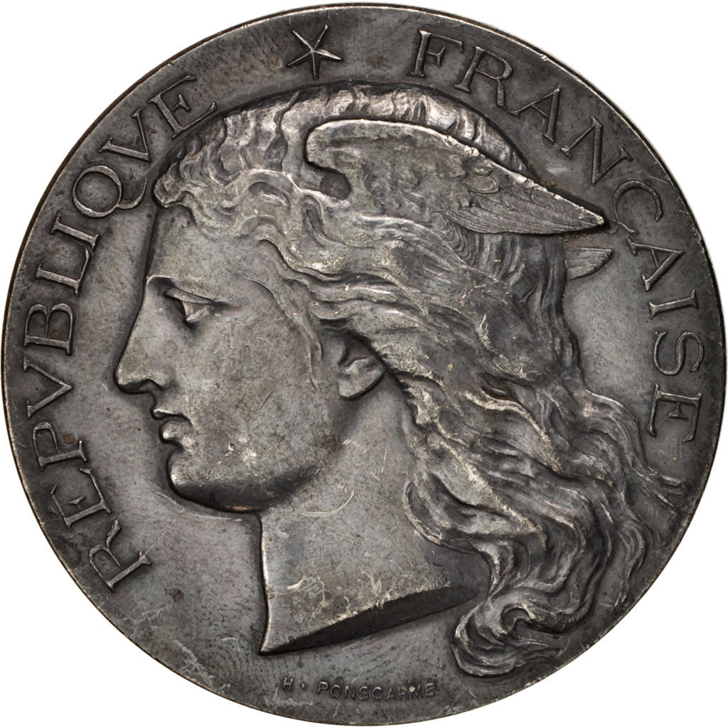 Frankreich, Business Ministery, Politics, Society, War, Medal, 1885, AU(50-53...