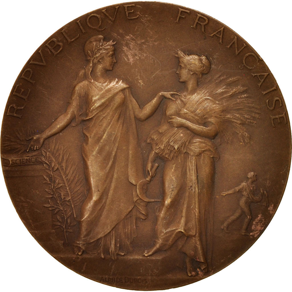 France, Medal, Agriculture Ministery, Business & industry, Dubois.A, AU(50-53)