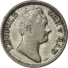 GERMAN STATES, 3 Kreuzer, 1834, KM #199, VF(30-35), Silver, 1.12