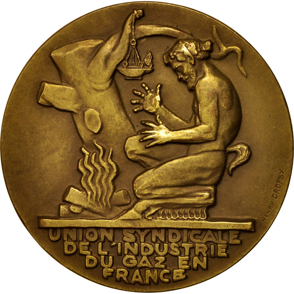 France, Medal, Union Syndicale de l'Industrie du gaz en France, Business &