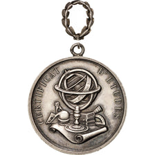 France, Medal, Certificat d'Études, Arts & Culture, 1886, TTB+, Argent