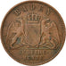 GERMAN STATES, Kreuzer, 1862, KM #242, AU(50-53), Copper, 21.6, 4.25