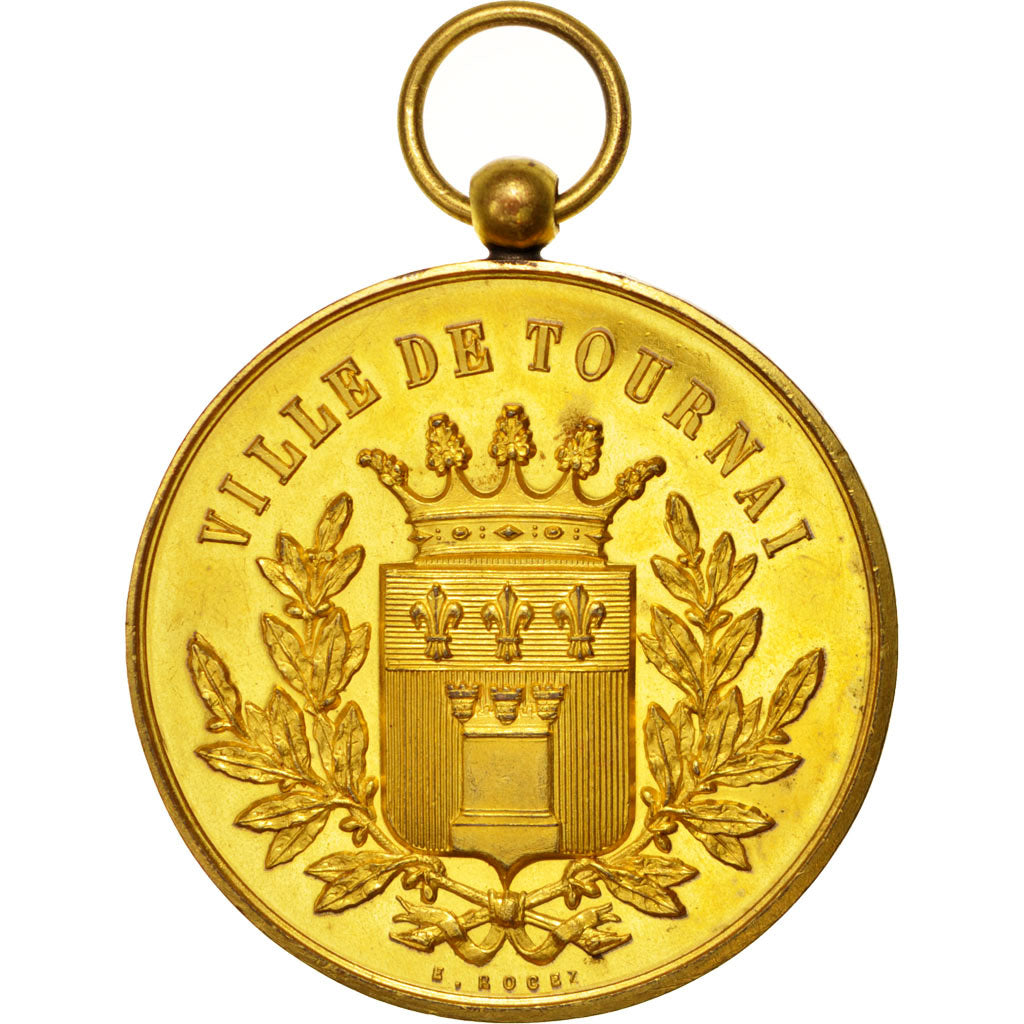 Belgique, Medal, Ville de Tournai, Sports & leisure, 1903, Rogez, SPL, Bronze