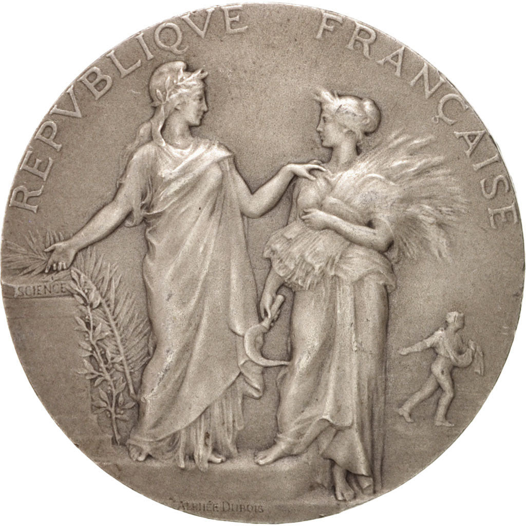 France, Medal, Agriculture Ministery, Business & industry, 1924, Dubois.A, SUP