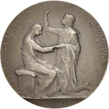France, Wedding medal, Religions & beliefs, Medal, 1913, AU(55-58), Roty
