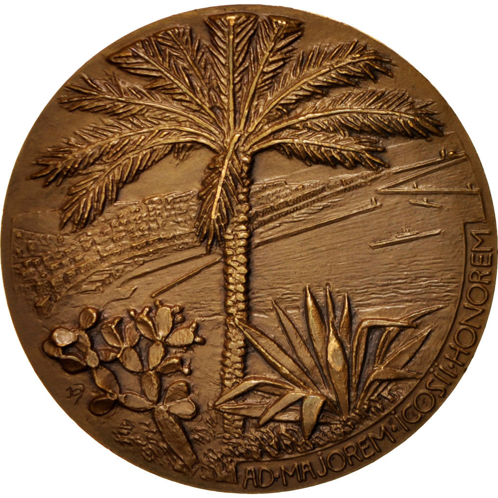 Algeria, Professor Albert Sézary, Medicine, Medal, 1945, AU(55-58), Dropsy