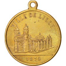 France, Palais Rameau, Lille, Sciences & Technologies, Medal, 1879, AU(55-58)