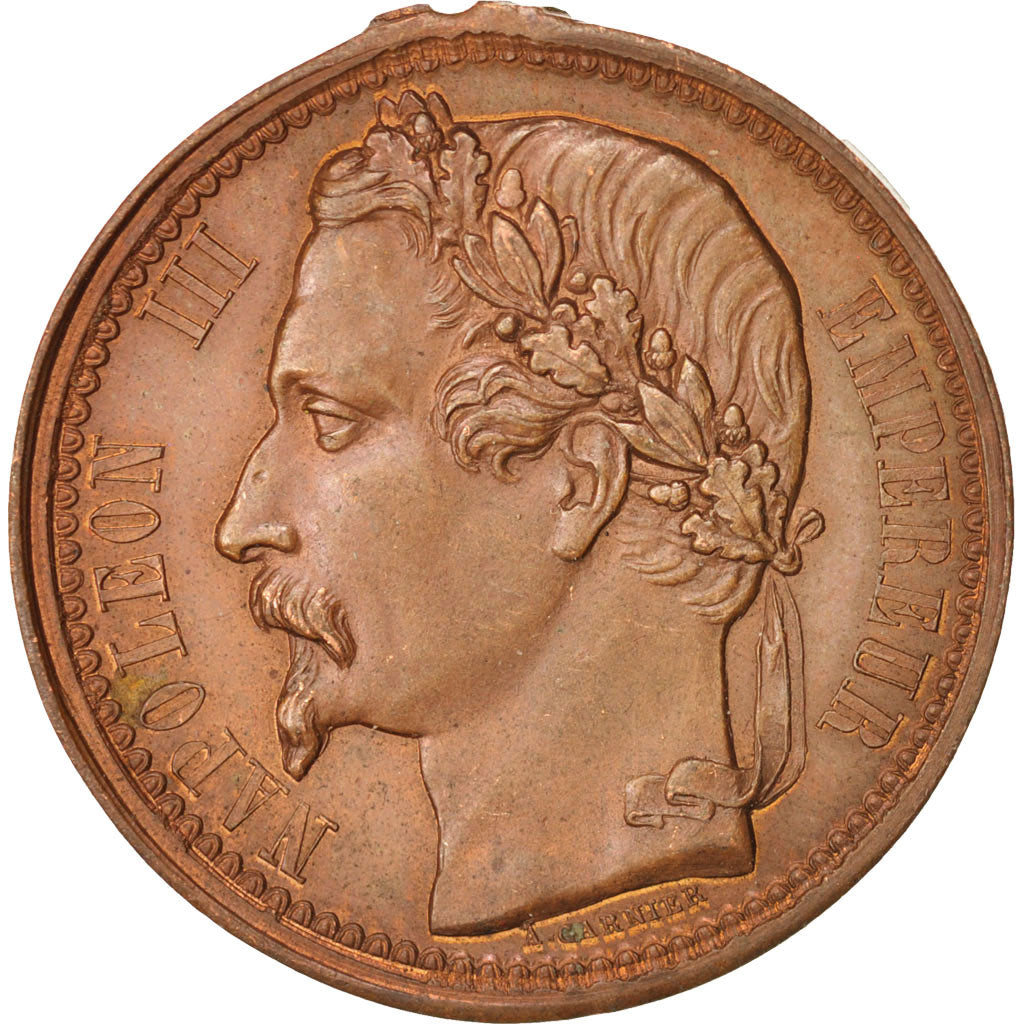 France, Medal, Napoléon III proclamation, History, 1852, Garnier, MS(63)