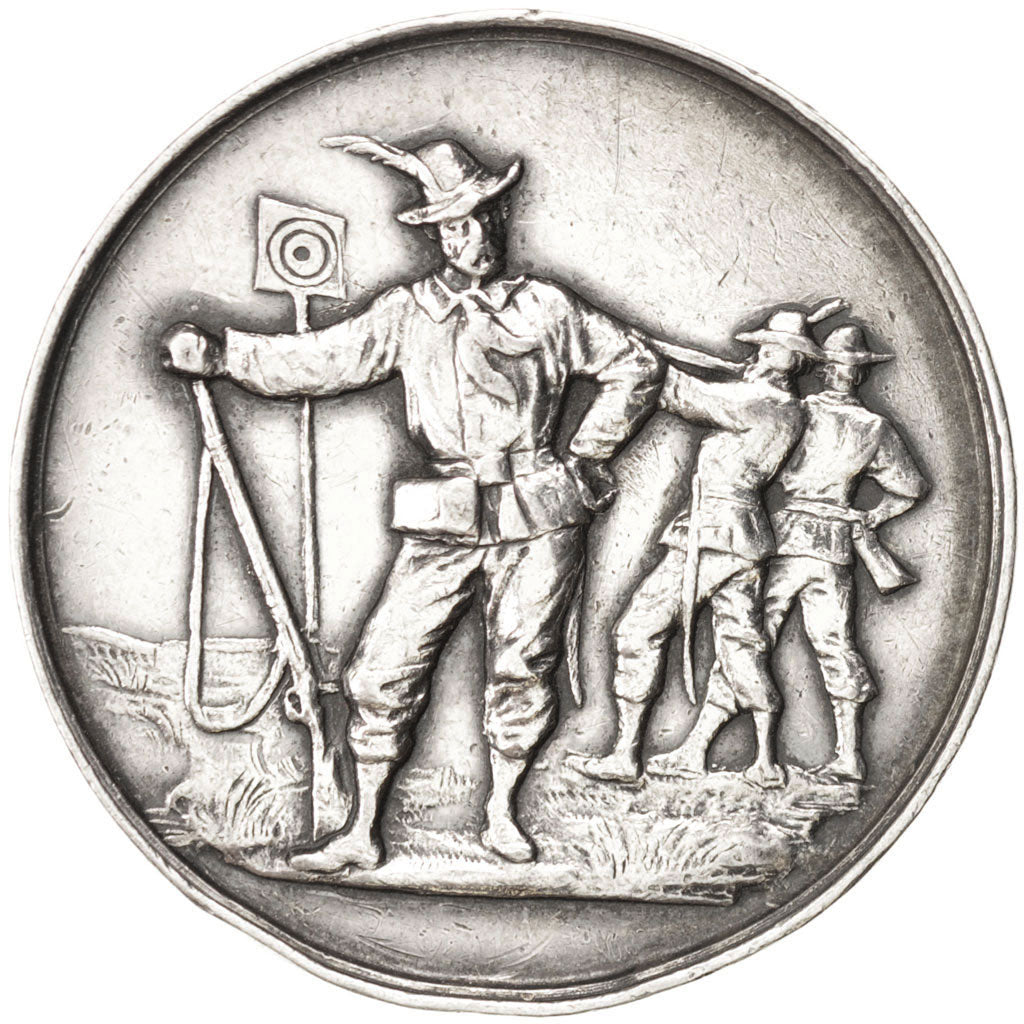 France, Medal, Shooting medal, Sports & leisure, EF(40-45), Silver