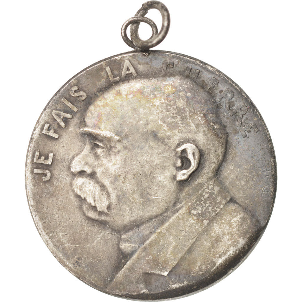 France, Georges Clemenceau, History, Medal, TTB+, Argent, 31