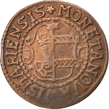 GERMAN STATES, 3 Pfennig, 1761, KM #129, EF(40-45), Copper, 22.5, 2.14