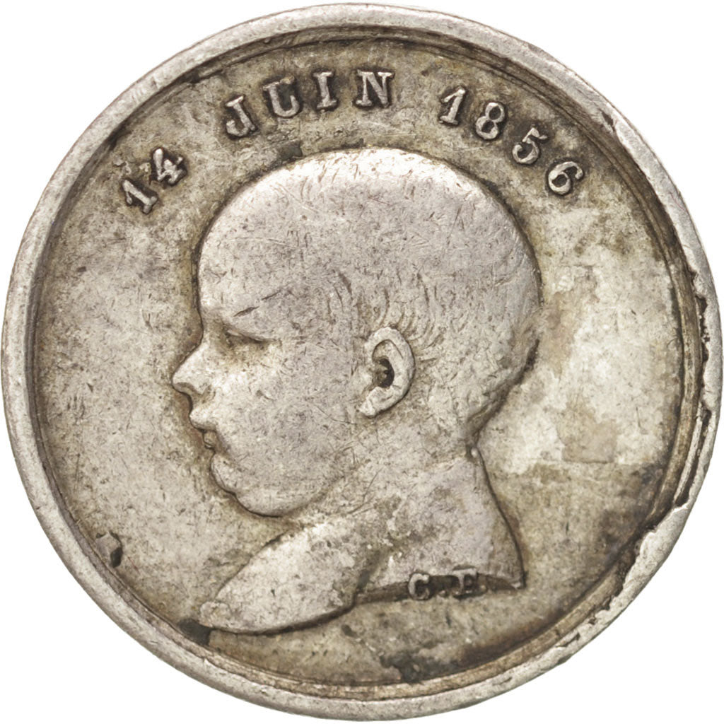 France, Medal, Napoléon III, Imperial prince birth, Second French Empire