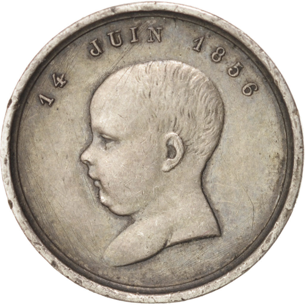 France, Medal, Napoléon III, Imperial prince birth, Second French Empire