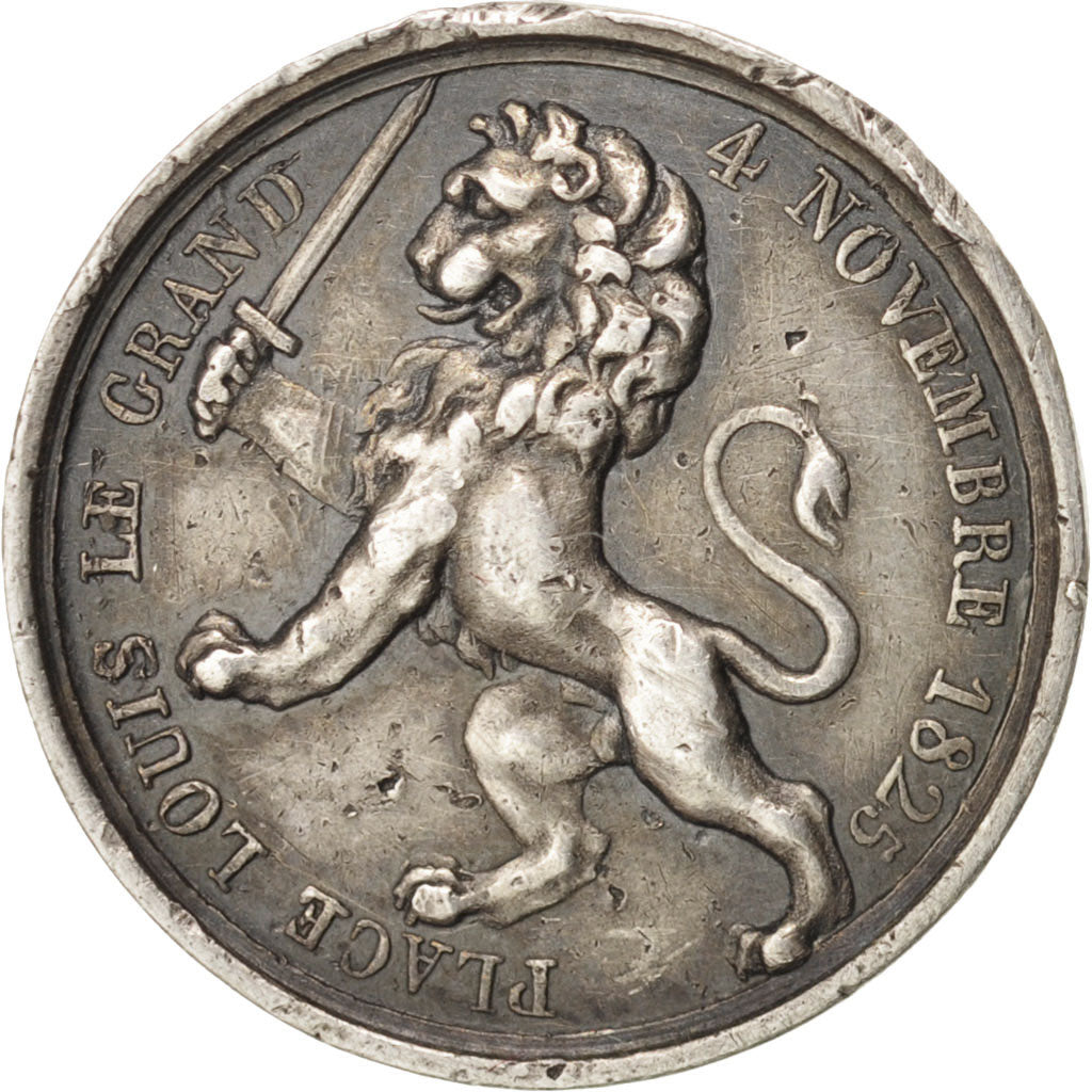 France, Charles X, Place Louis le Grand, Quinarius, Charles X, History, Medal
