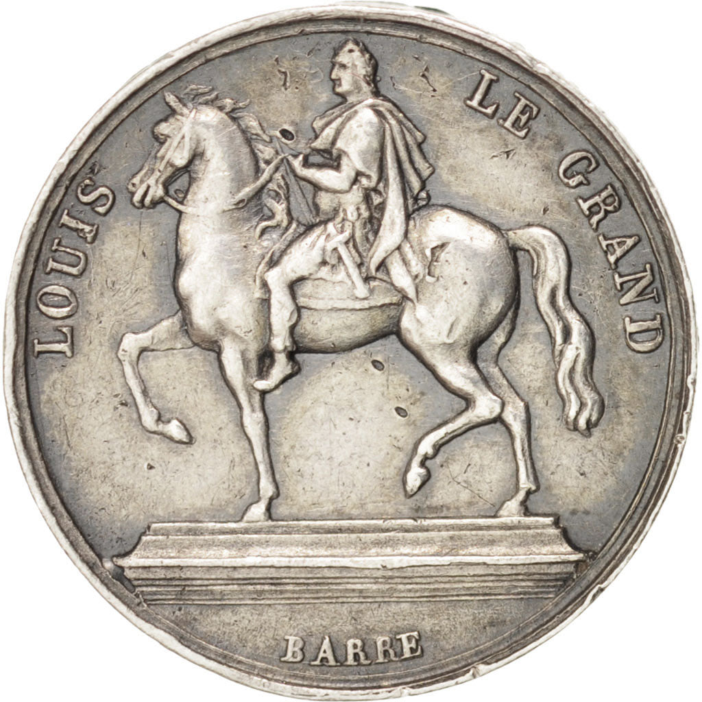France, Charles X, Place Louis le Grand, Quinarius, Charles X, History, Medal