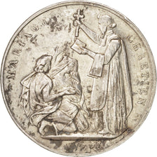 France, Wedding medal, Religions & beliefs, Medal, AU(50-53), Silver, 20