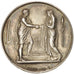 France, Wedding medal, Religions & beliefs, Medal, AU(55-58), Montagny