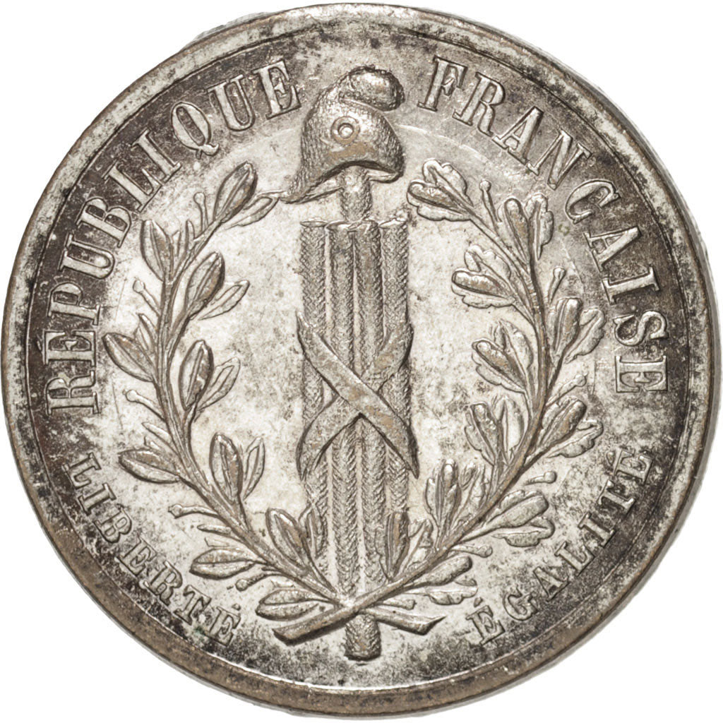 Frankreich, Medal, Journées des 22, 23, 24 février 1848, History, 1848, VZ