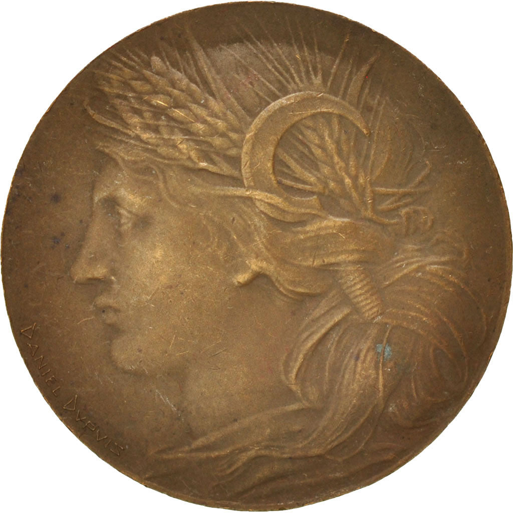 France, Medal, 1900 Paris Worldwide exhibition, Arts & Culture, 1900, Dupuis.D