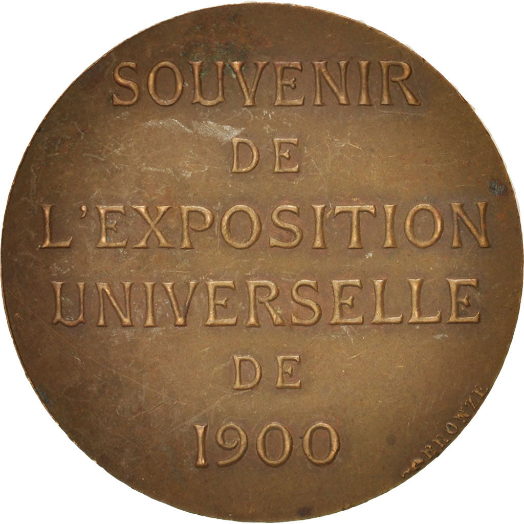 France, Medal, 1900 Paris Worldwide exhibition, Arts & Culture, 1900, Dupuis.D