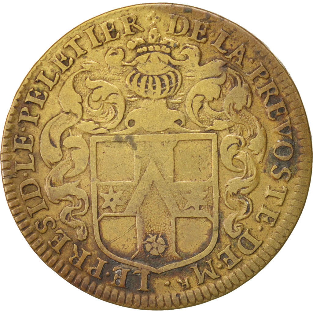France, Trades, Claude Le Peletier, prévôt des marchands de Paris, Token