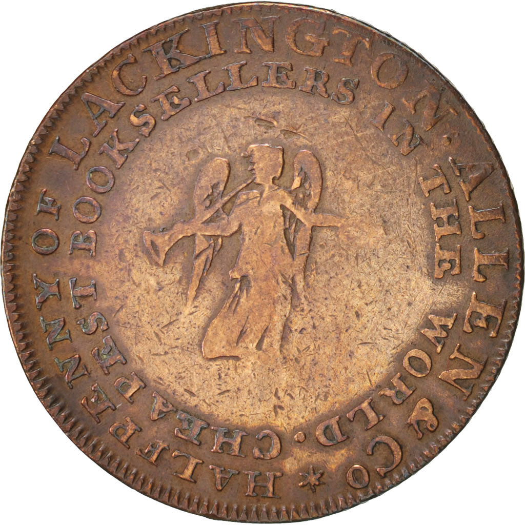 Great Britain, Token, Trades, Lackington and Allen's Book Shop London, 1795
