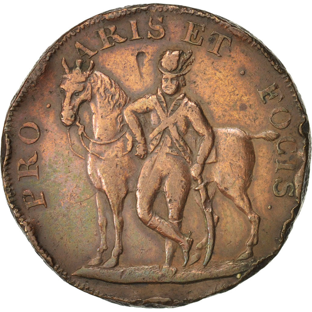 Grande-Bretagne, Trades, Tallant's Hoxne Suffolk Yeoman & Horse, Token, 1795,...