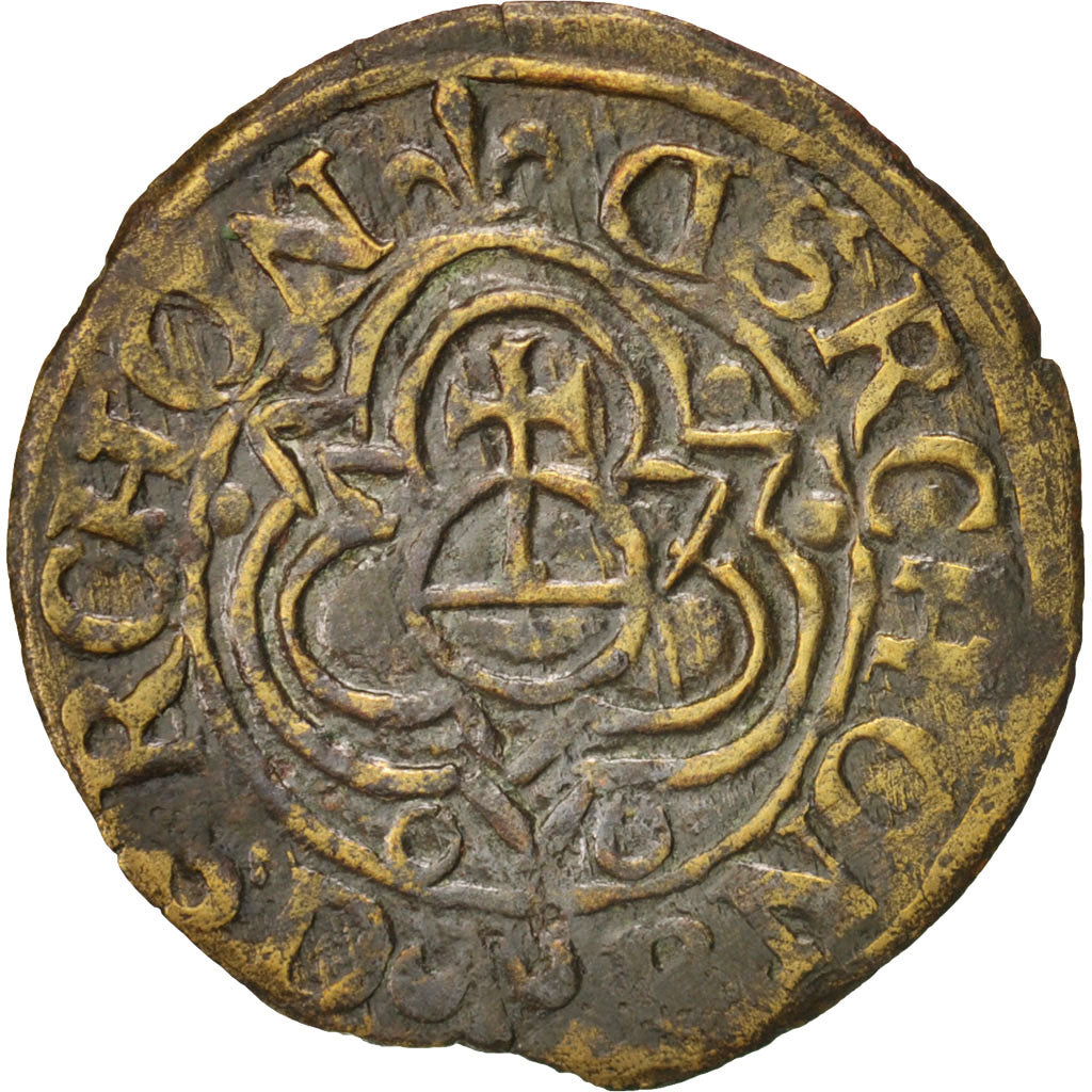 Francja, Token, żetonowe liczenie, EF(40-45), Mosiądz