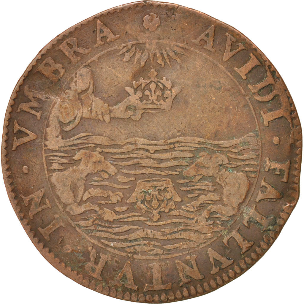 France, Token, Royal, Languedoc, Arnaud d'Andilly, EF(40-45), Copper