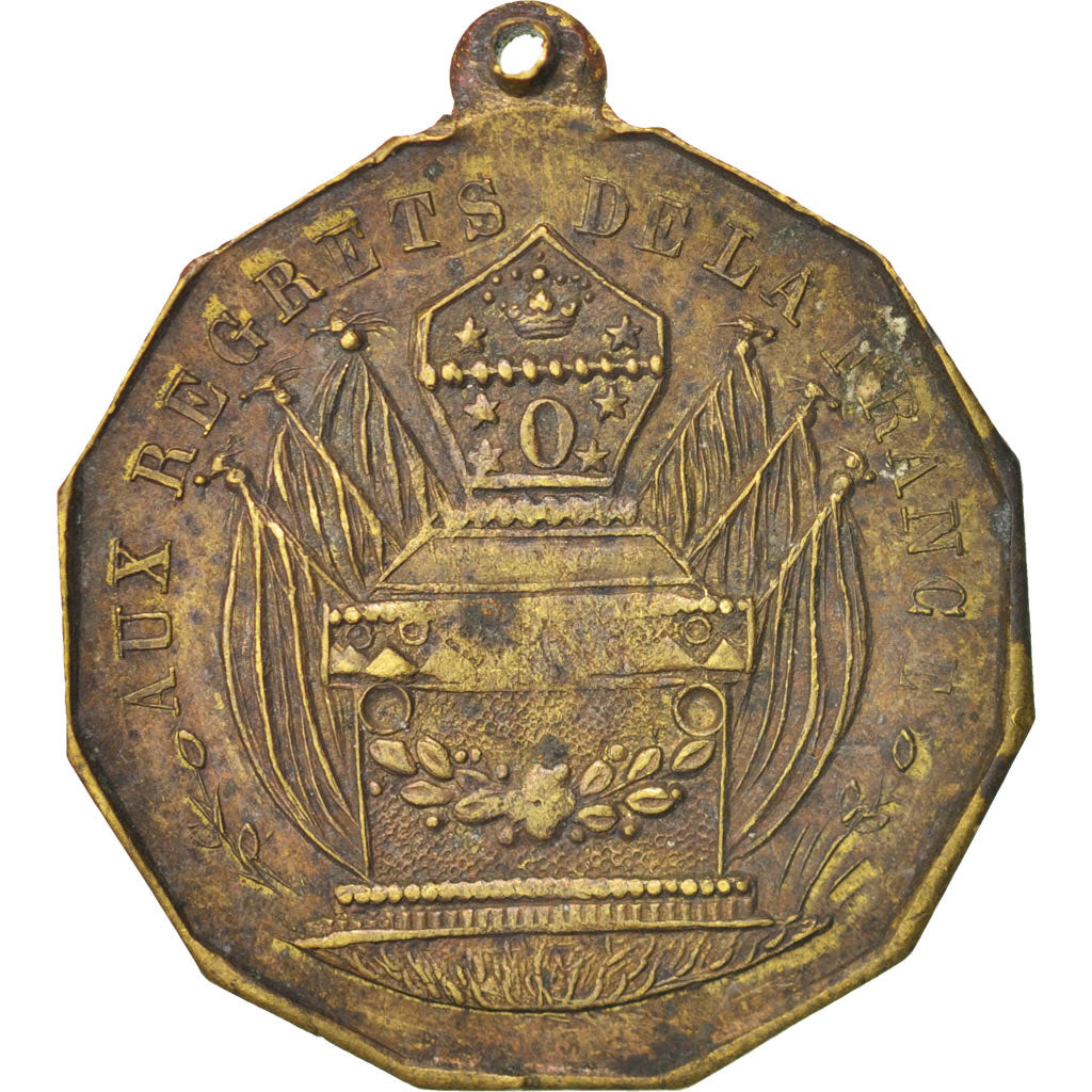 Frankreich, Token, Royal, Duc d'Orléans, SS, Messing